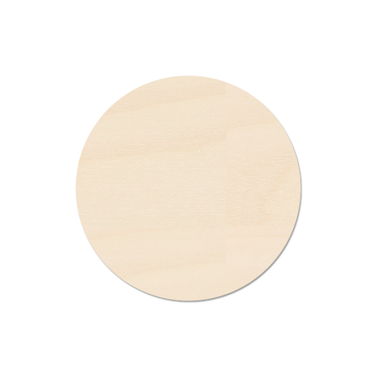 Plywood Craft Blank - Circle