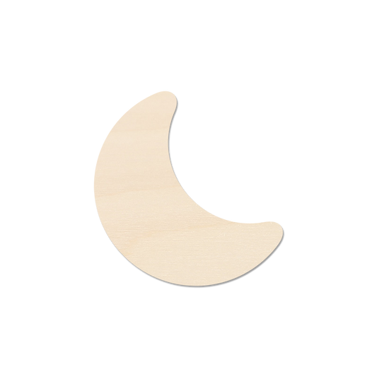 Plywood Craft Blank - Moon