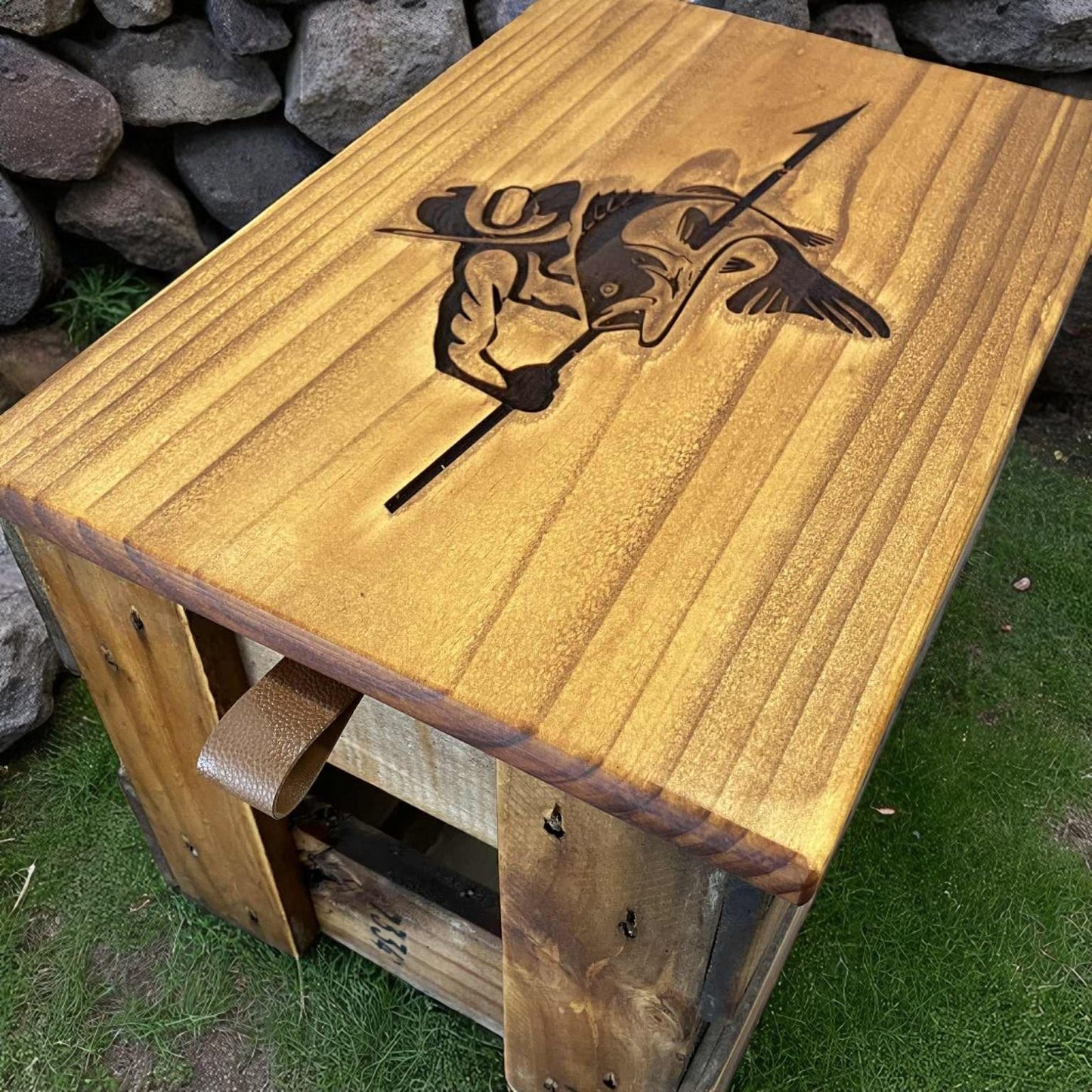 Repurposed Upcycled Swappa Crates – Custom Engraved