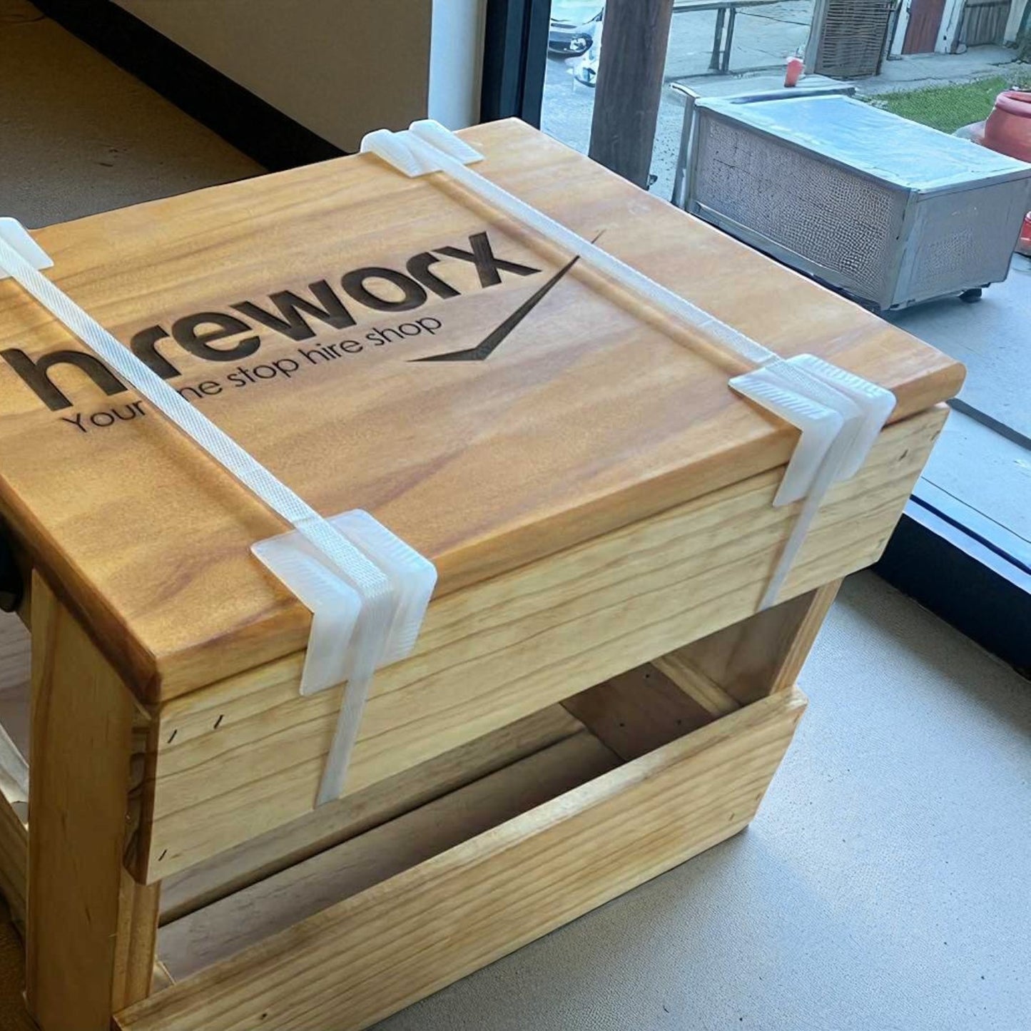 Repurposed Upcycled Swappa Crates – Custom Engraved