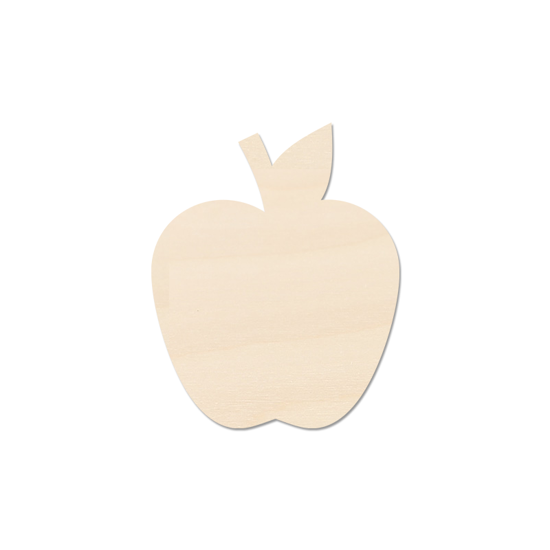 Plywood Craft Blank - Apple – The Wooden Box Shop