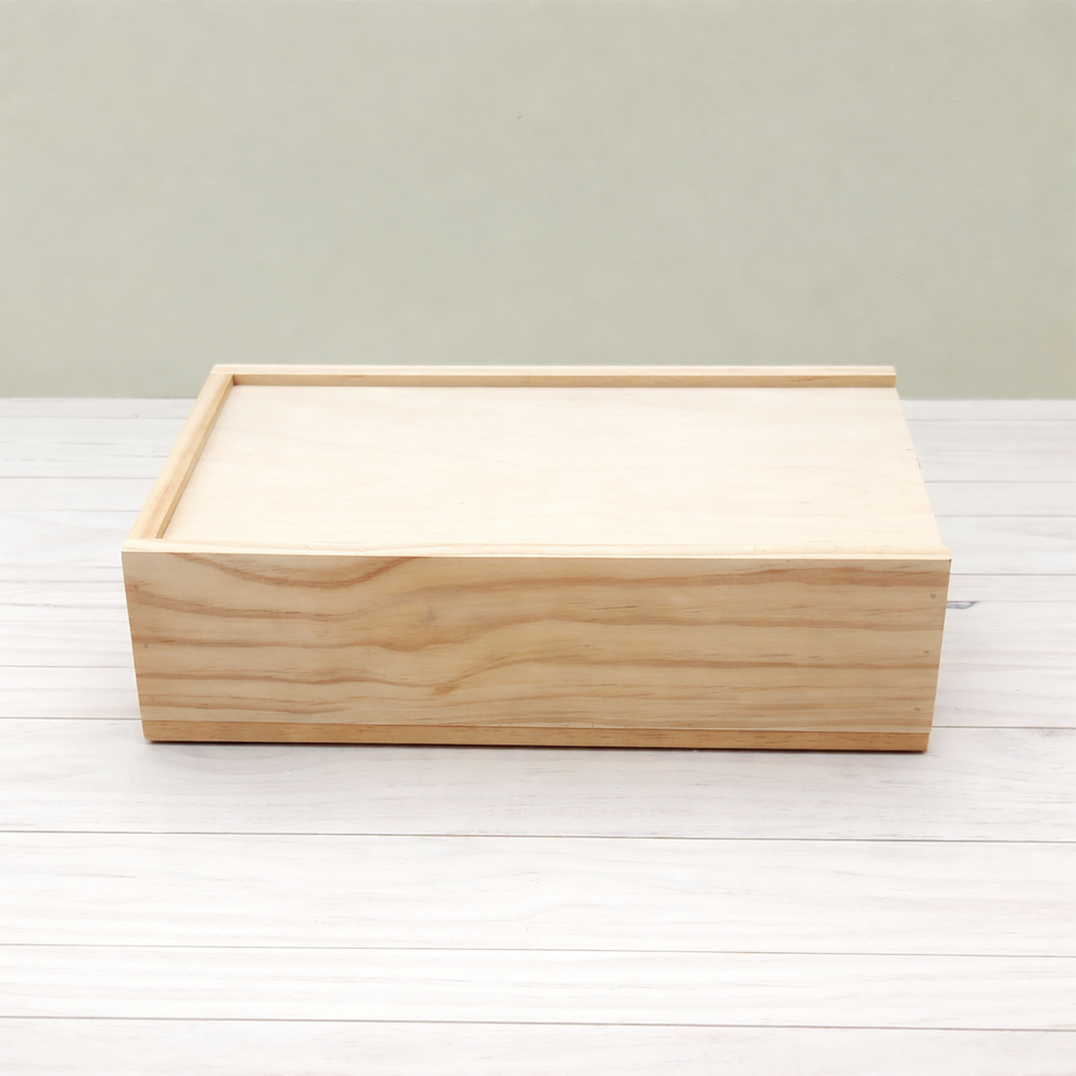 Wooden Sliding Lid Box – The Wooden Box Shop