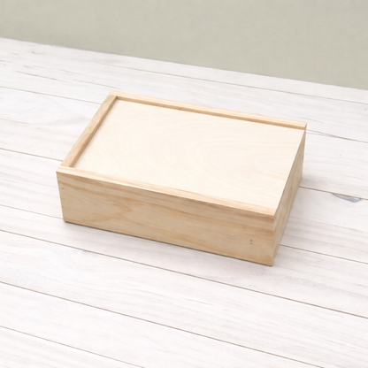 Wooden Photography Box + USB Compartment