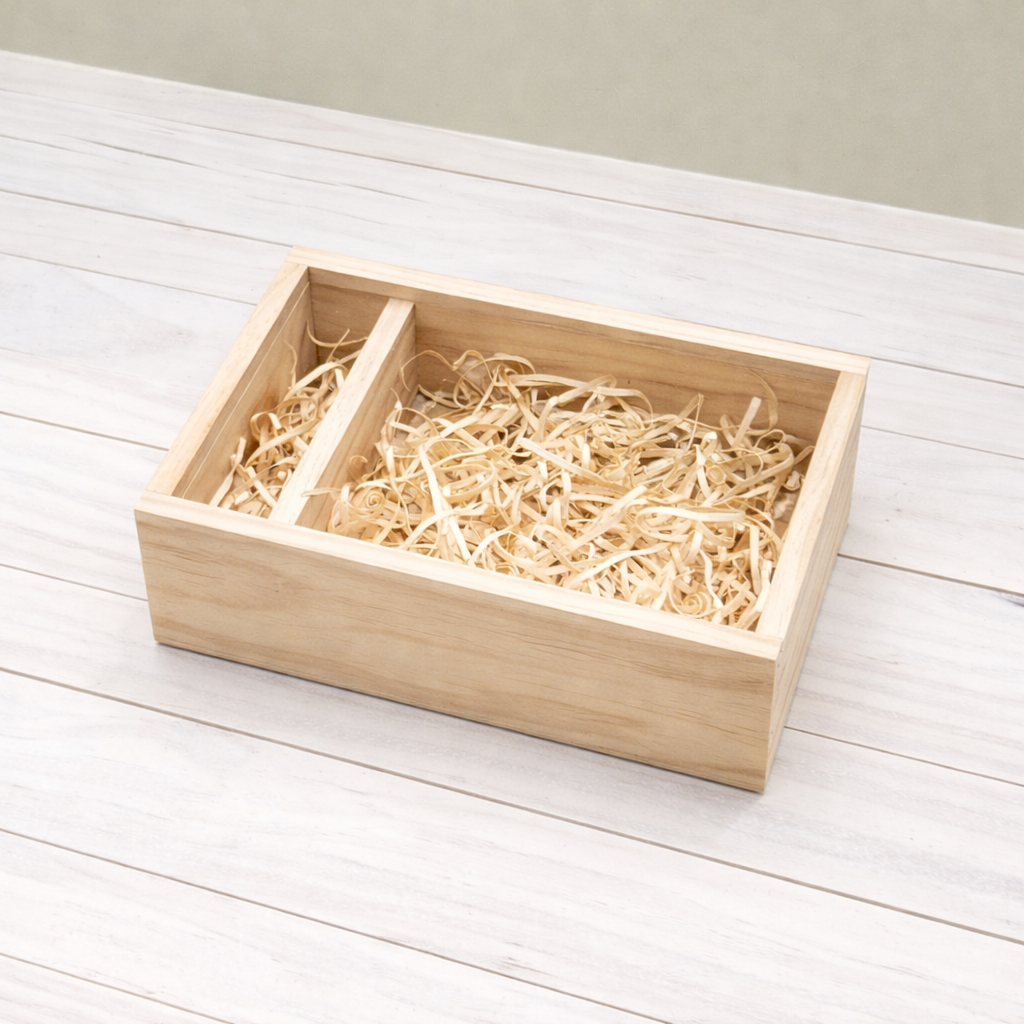 Wooden Photography Box + USB Compartment
