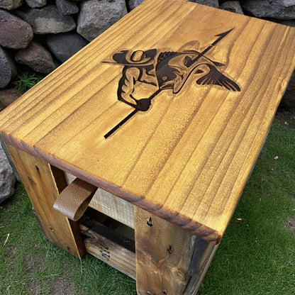 Repurposed Upcycled Swappa Crates – Custom Engraved