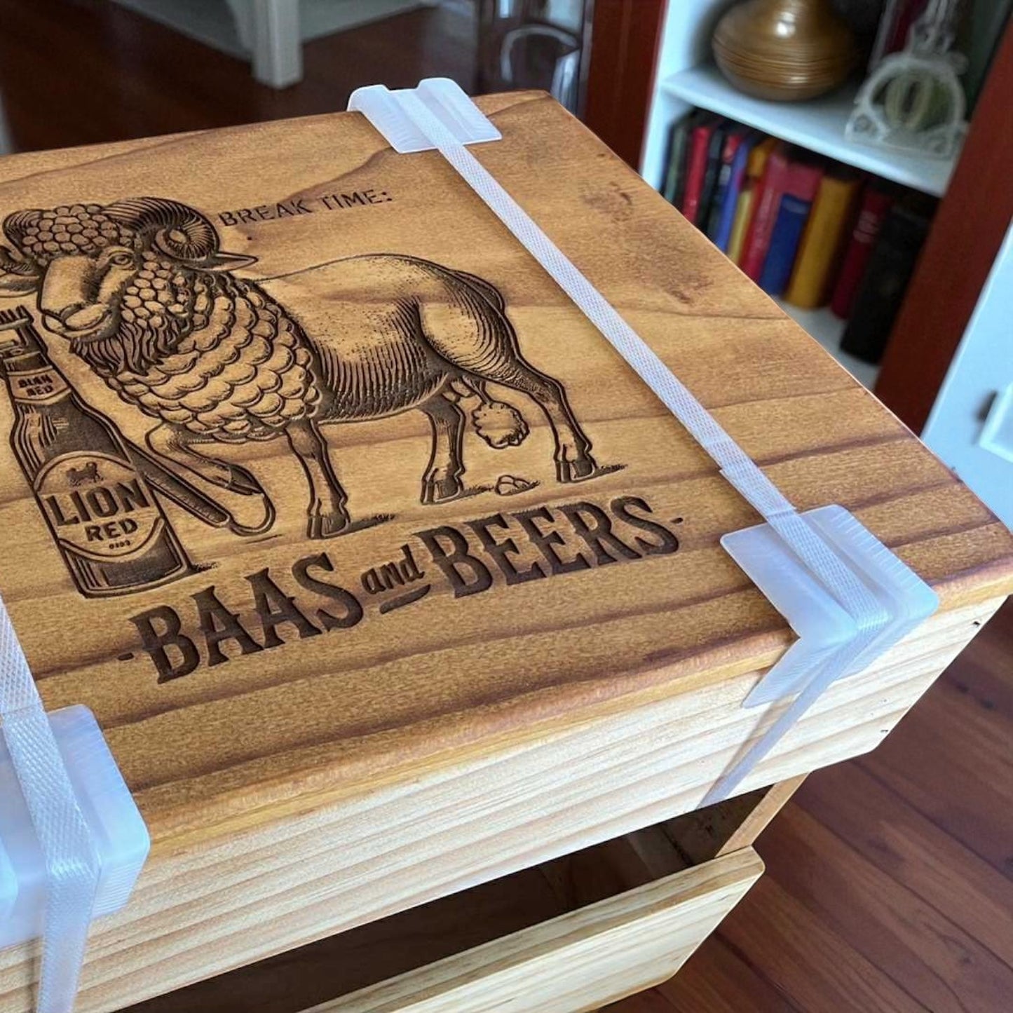 Repurposed Upcycled Swappa Crates – Custom Engraved