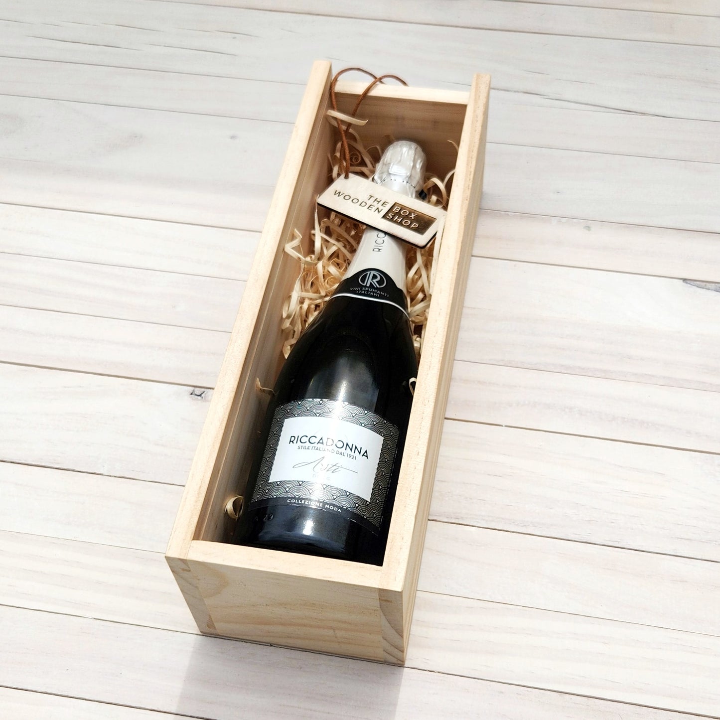 Wooden Wine Bottle Box (Blank)