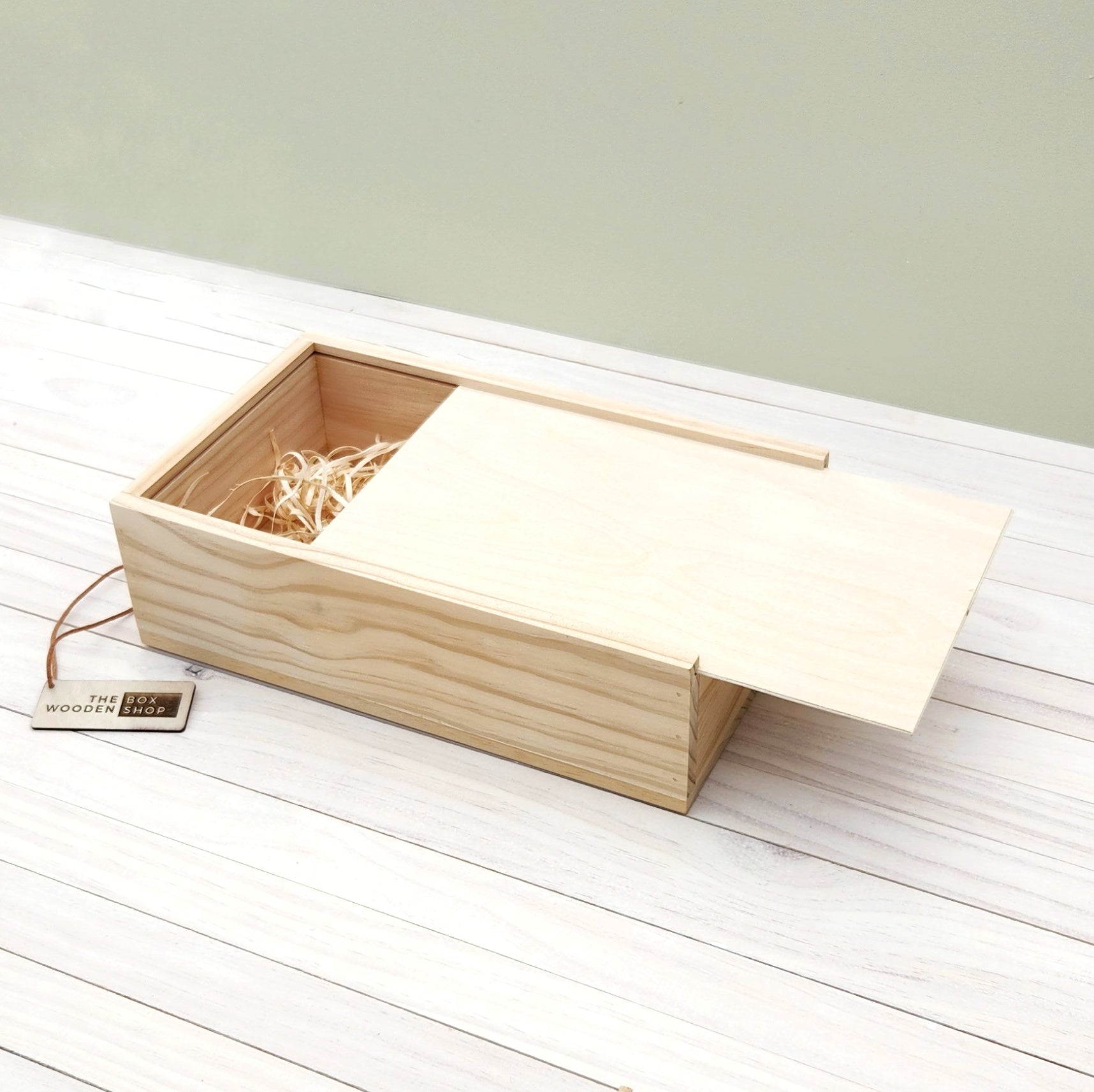 Wooden Sliding Lid Box (Blank) – The Wooden Box Shop