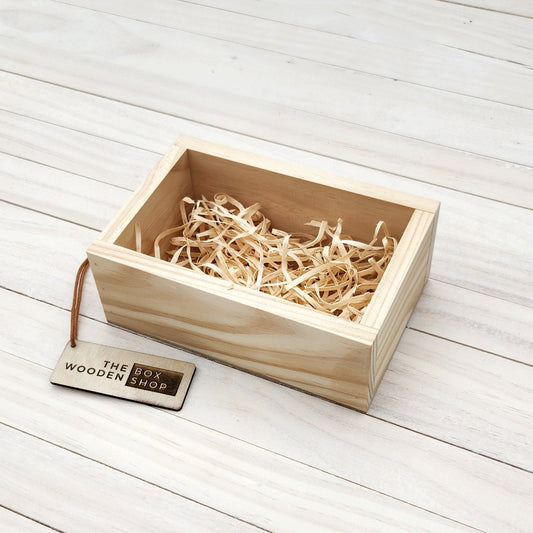 Wooden Small Open Box (Blank)