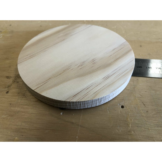 Solid Pine Craft Blank - Circle (12cm)