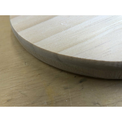 Solid Pine Craft Blank - Circle (23cm)